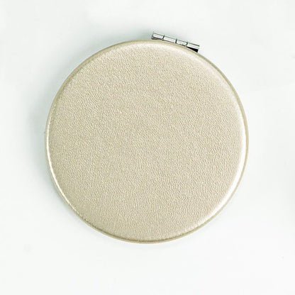Mini Foldable PU Leather Makeup Mirror