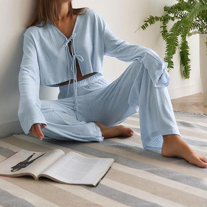 2 Piece Lounge Outfits Sleepwear Set