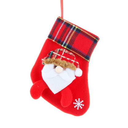 Christmas Socks Gift Bag Small Christmas Socks Pendant Christmas Tree Pendant