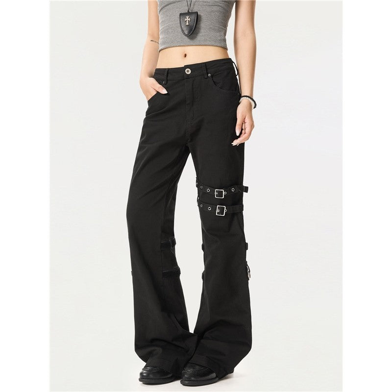 Heavy Duty Strap Design Work Pants