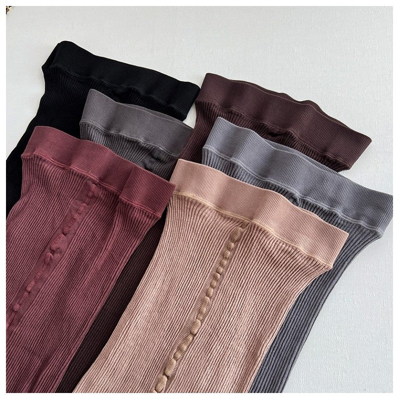 Simple Solid Color Thin Leggings