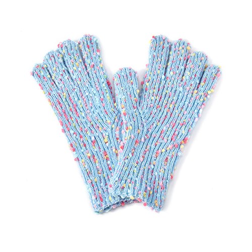 Colorful Mini Ball Sweet Knit Gloves