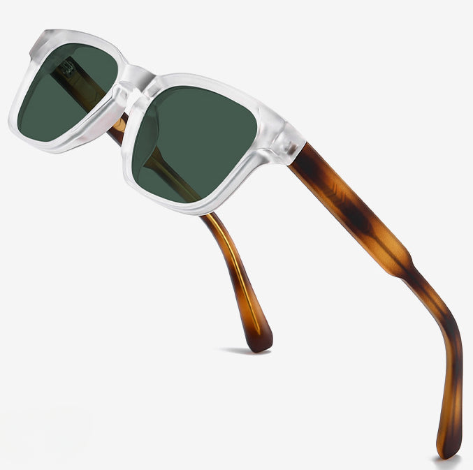 Color Block Frame Polarized Sunglasses