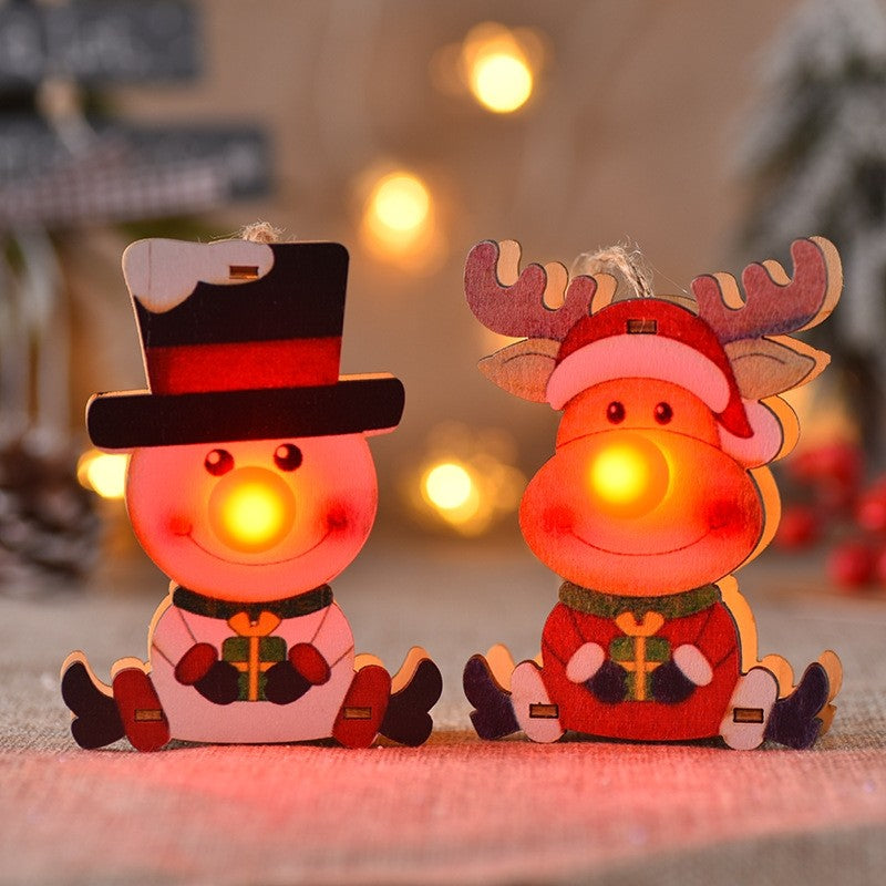 Christmas Wooden Candle Decorations