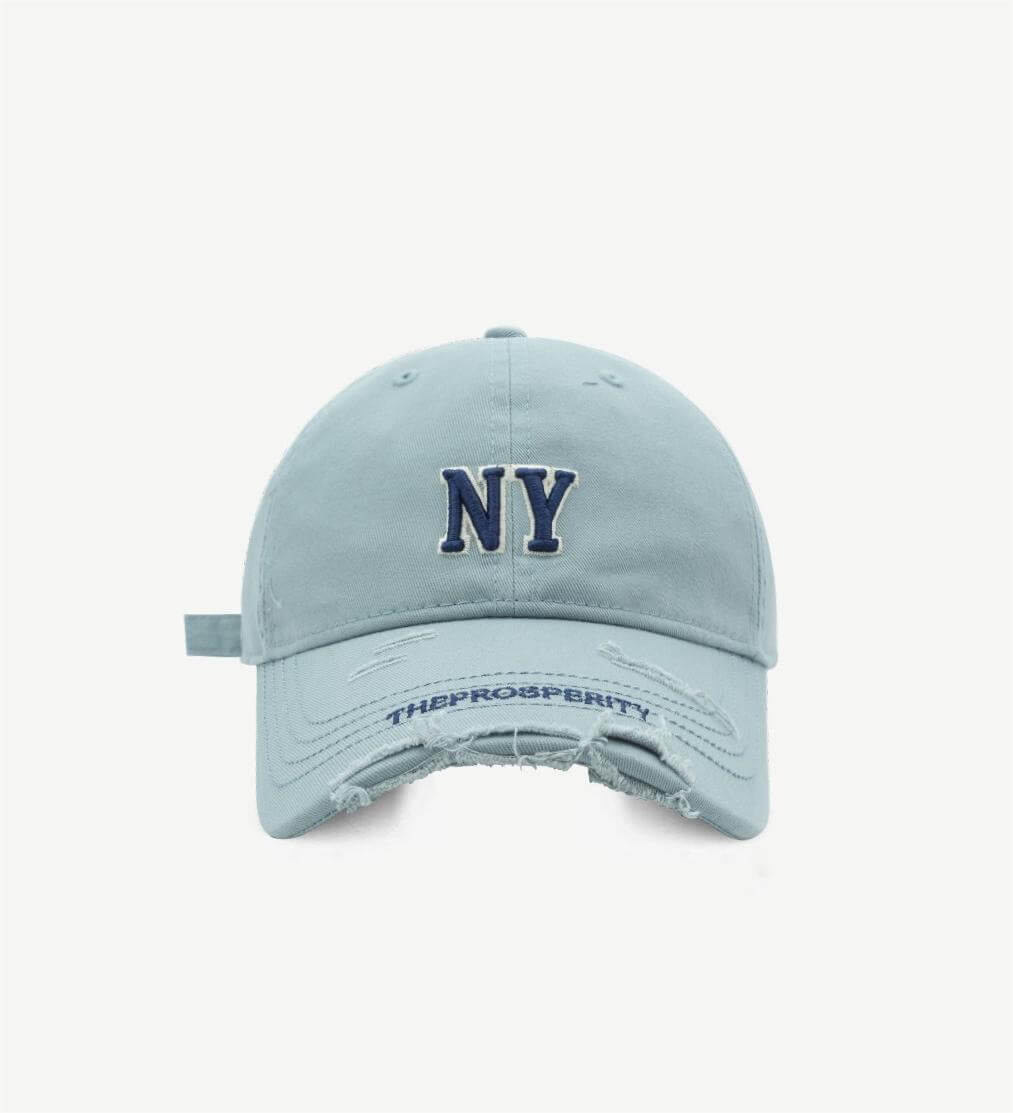Ripped Letter Embroidered Baseball Caps