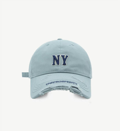 Ripped Letter Embroidered Baseball Caps