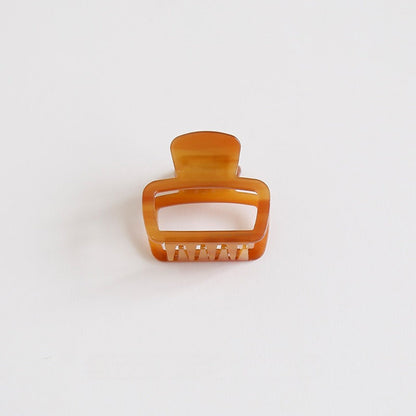 Minimalist Acetate Square Medium Hair Clip
