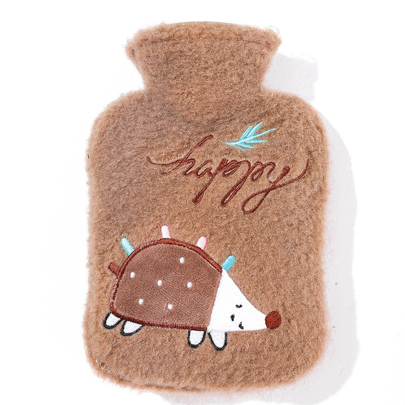 Cartoon Printed Flannelette Infusing Water Hot Water Bag