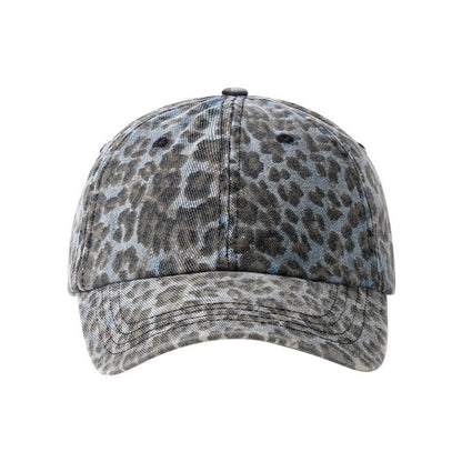 Leopard Print Street Casual Baseball Caps