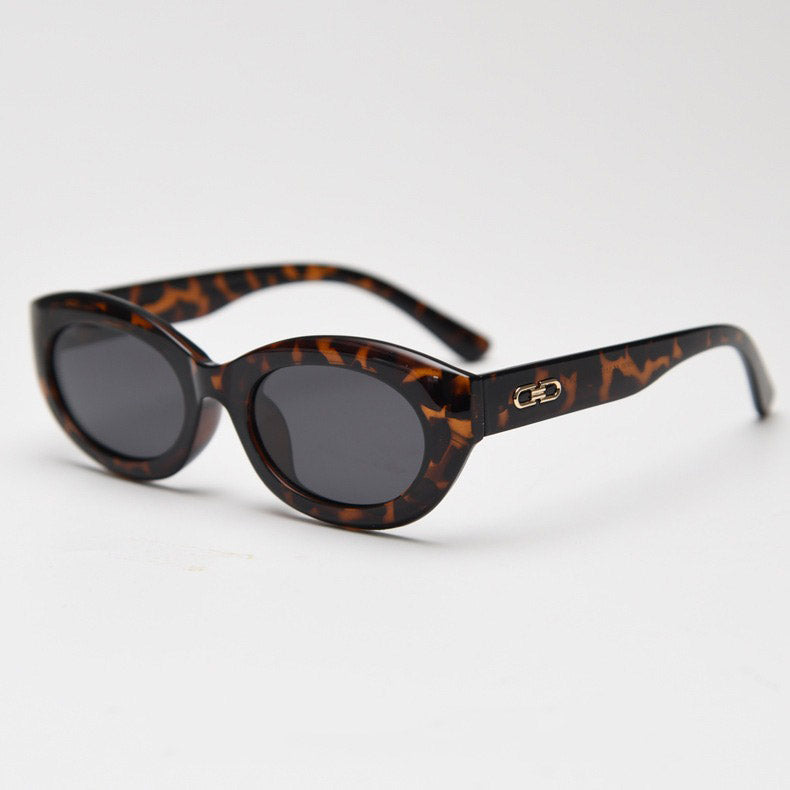 Vintage Cat Eye Polarized Small Frame Sunglasses