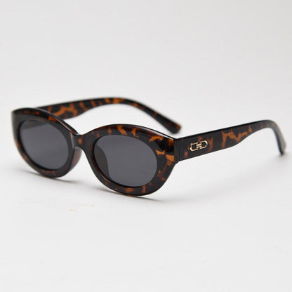 Vintage Cat Eye Polarized Small Frame Sunglasses