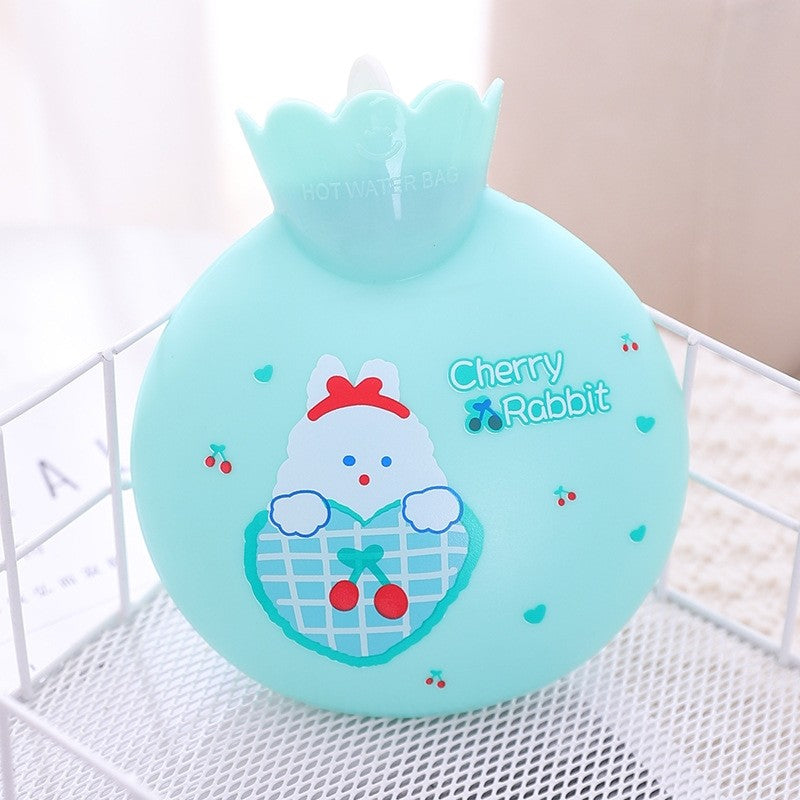 Portable Thickened Cartoon Printed Hot Water Bag