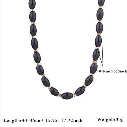 Street Oil Drop Heart Cross Necklace