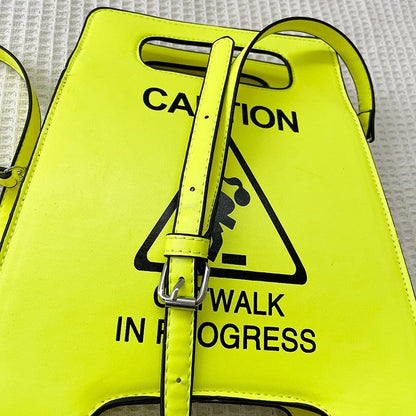 Creative Warning Sign Handle Bag