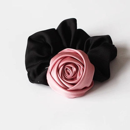 Sweet Rose Color Block Hair Ties