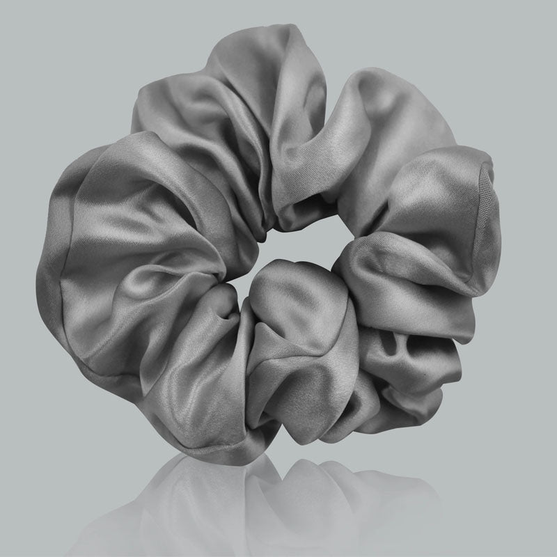 Minimalist Mulberry Silk Solid Color Silk Scrunchies