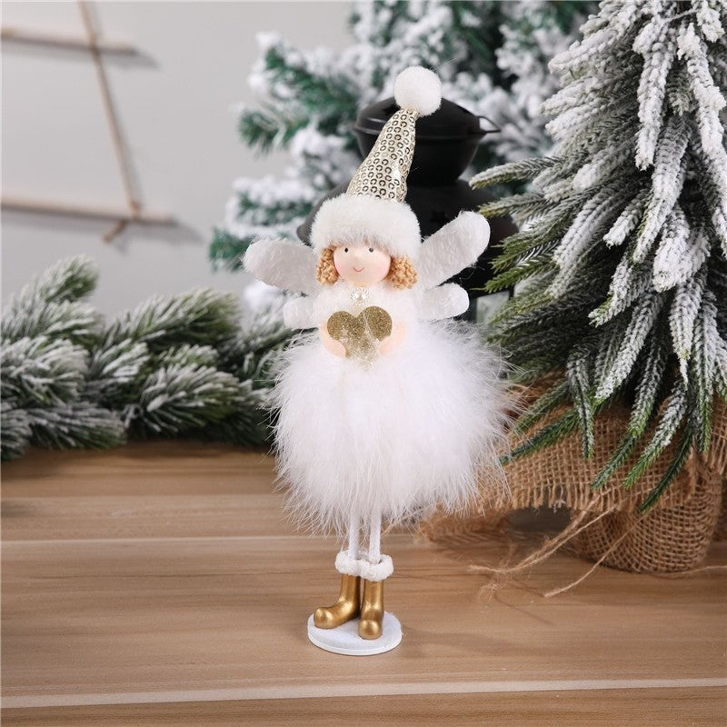 Feather Angel Christmas Ornament