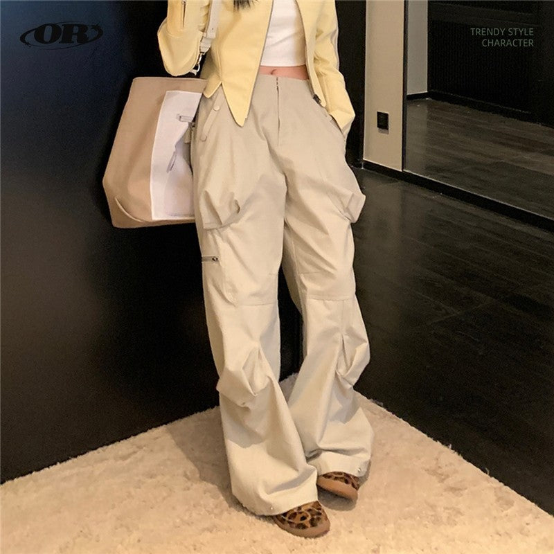 Stylish Large Pocket American Cargo Pants