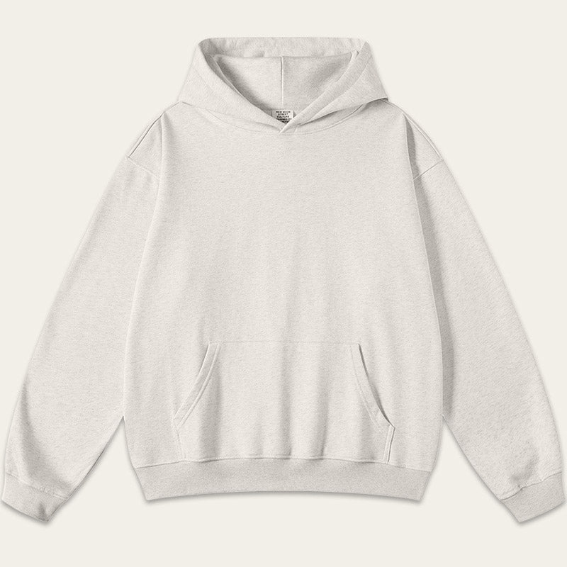 Solid Color Loose Long Sleeve Hoodie
