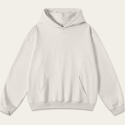 Solid Color Loose Long Sleeve Hoodie