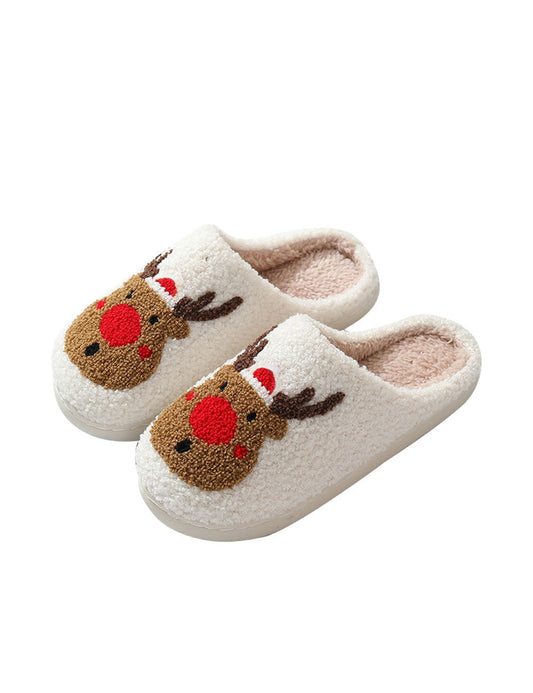 Funny Pattern Soft Winter Indoor Slippers
