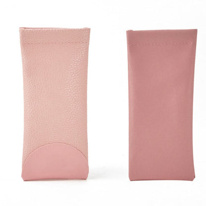 Minimalist Soft Leather Portable Eyeglass Pouch
