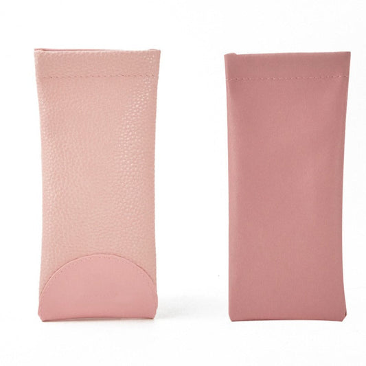Minimalist Soft Leather Portable Eyeglass Pouch