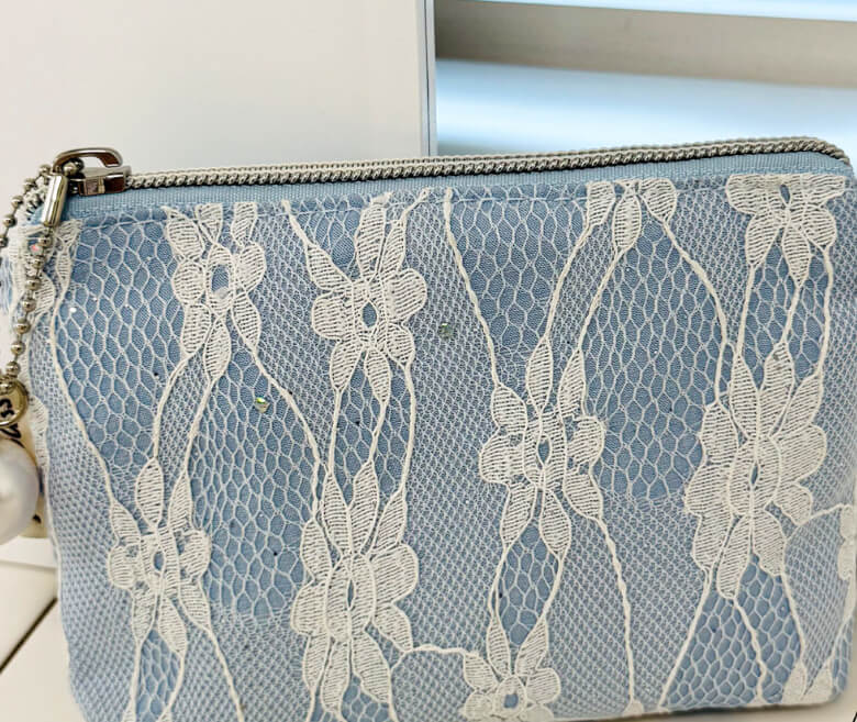 Solid Color Lace Mini Coin Purse Wallets