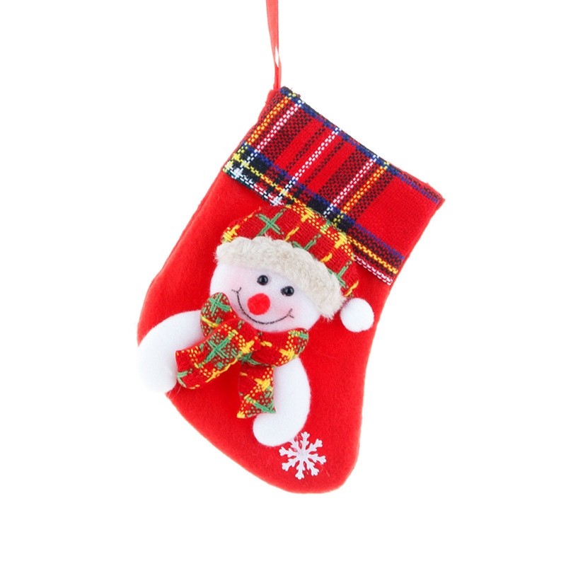 Christmas Socks Gift Bag Small Christmas Socks Pendant Christmas Tree Pendant