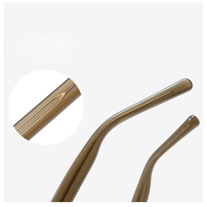 Square Frame Simple Polarized Sunglasses