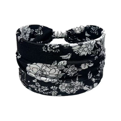 Printed Knot Elastic Headband