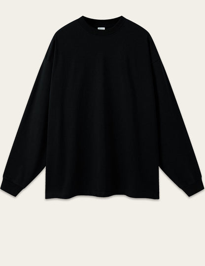 Casual Solid Color Long Sleeve Oversize Top