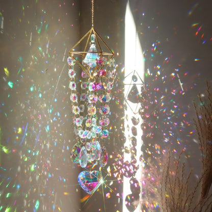 3+ Metal Frame Rainbow Suncatcher Hangings