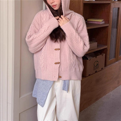 Loose Knit Cardigan Top