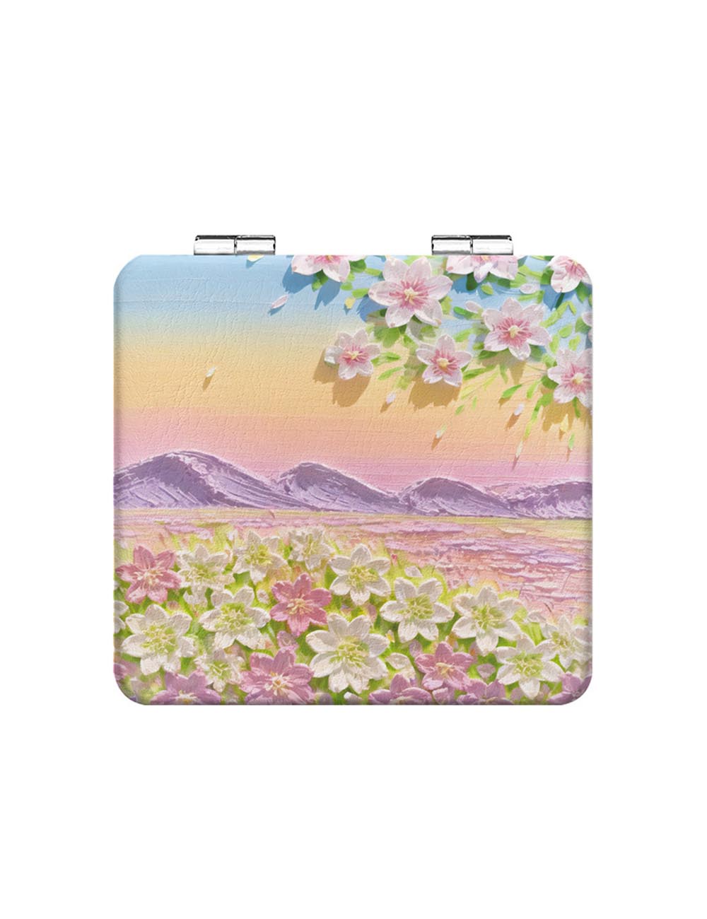 Portable Dual-Sided Folding Makeup Mirror