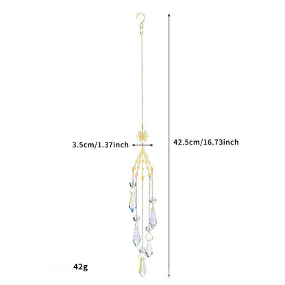Star Moon Crystal Home Hangings