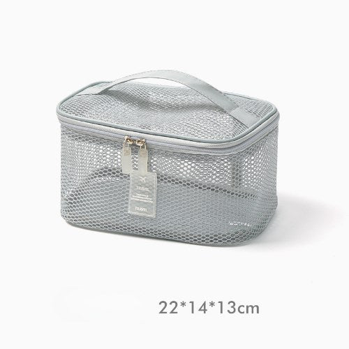 Large Capacity Simple Mesh Make Up Bags