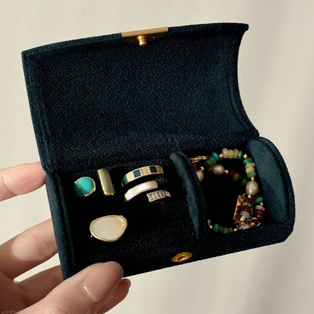 Chic Portable Mini Jewelry Case