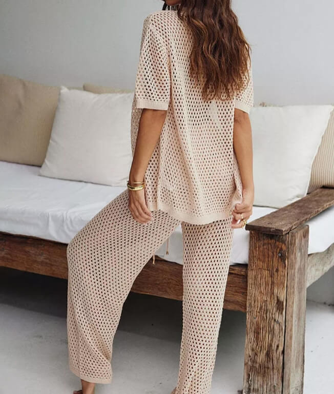 Sexy Knit Cover Up Beach Cover Up Set