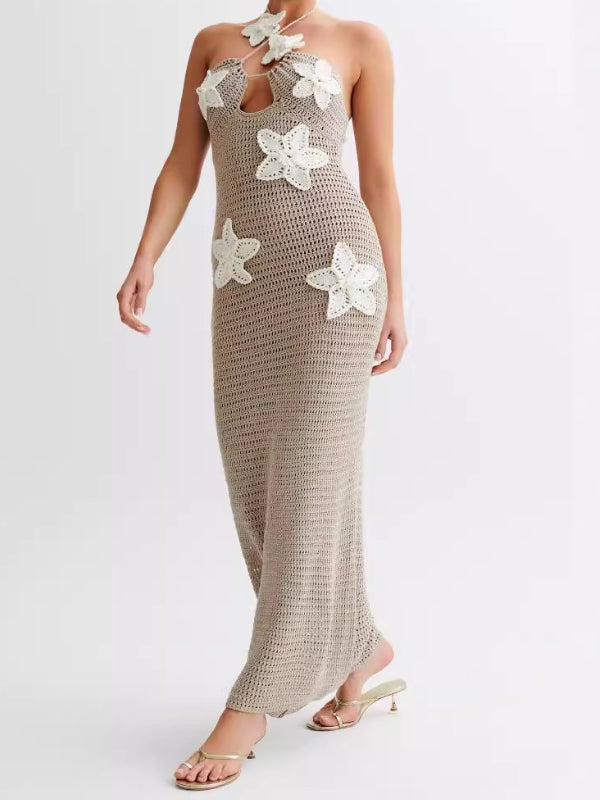 Sexy Halter Strapeless Bodycon Maxi Dress