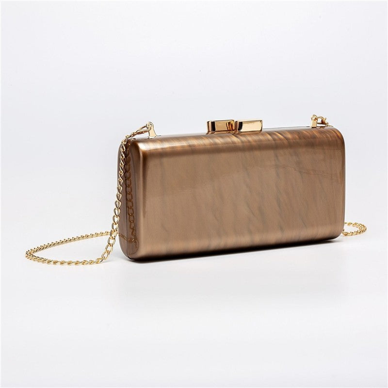 Trendy Acrylic Rectangular Evening Clutch