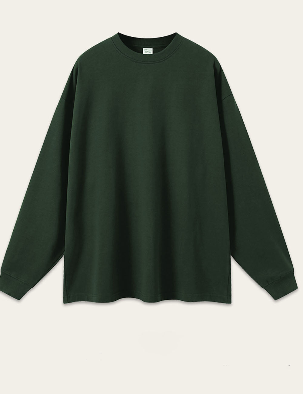 Casual Solid Color Long Sleeve Oversize Top