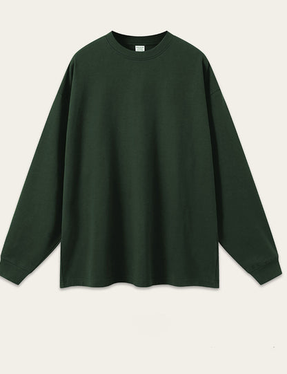 Casual Solid Color Long Sleeve Oversize Top
