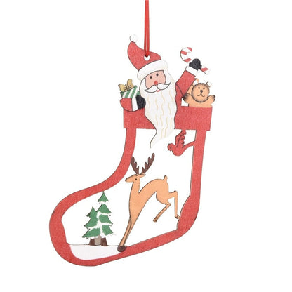 Christmas Wooden Candle Decorations