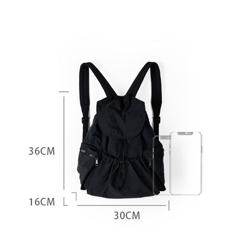 Solid Color CNylon Backpack