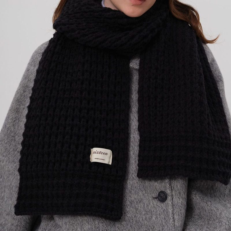 Solid Color Long Shawl Knit Soft Scarf