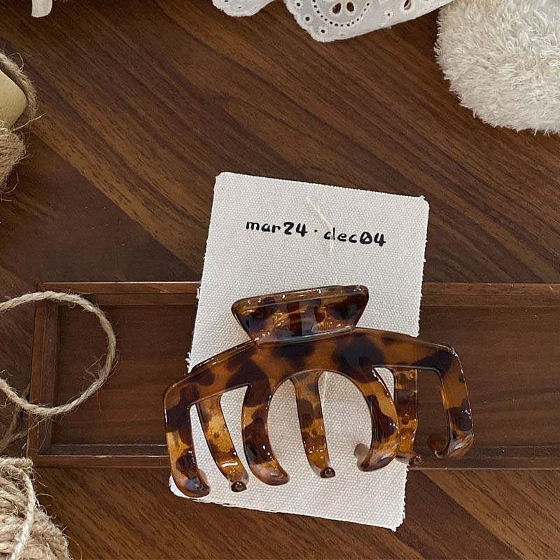 Millett Leopard Print Hair Claw Clip