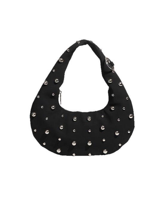 Chunky Rivet Punk Style Trendy Handbag