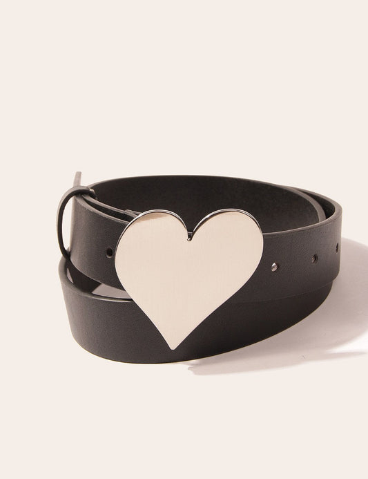 Love Shaped Punk Street Leather Belt