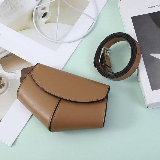 Soft Muticolor Snakeskin Mini Waist Bag